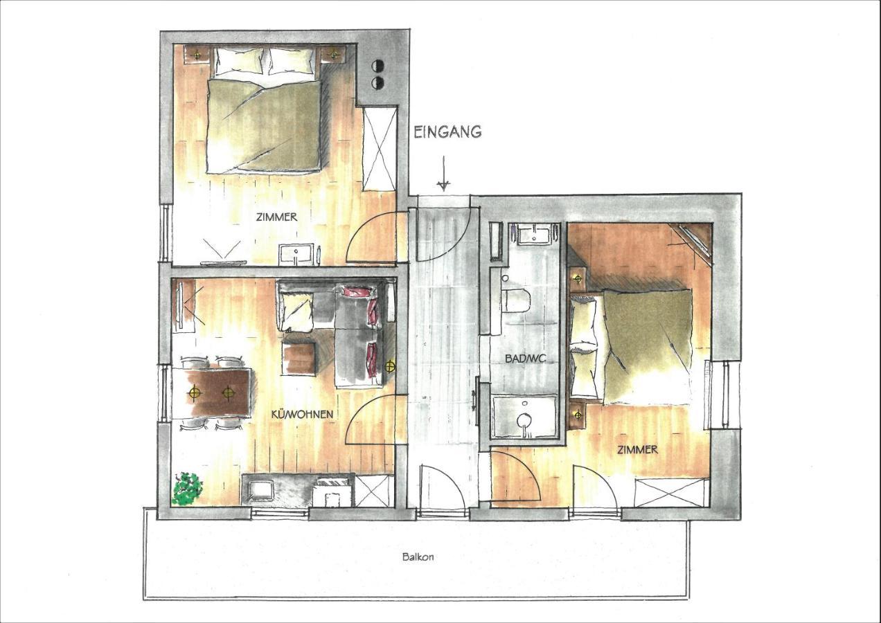 טאנהיים Haus Kristall מראה חיצוני תמונה